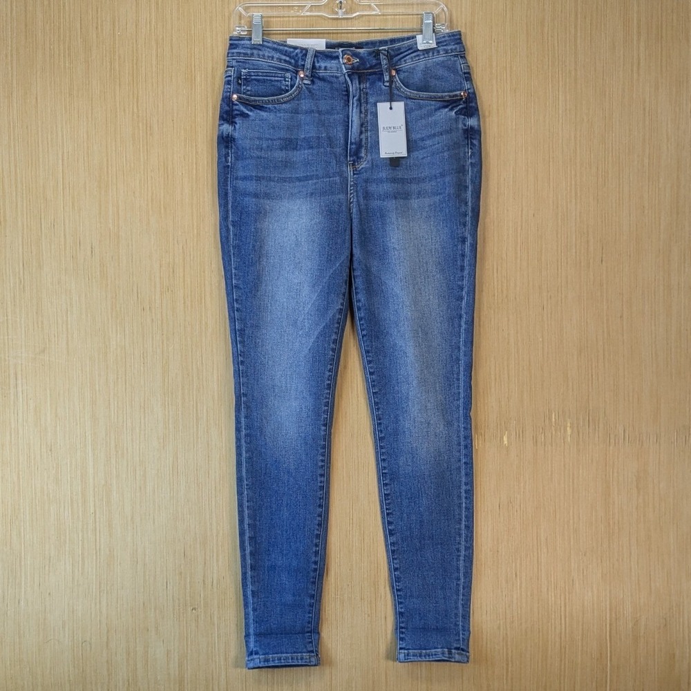 Judy Blue High Waist Tummy Control Skinny Jeans Size 11/30  Medium Blue Stretch